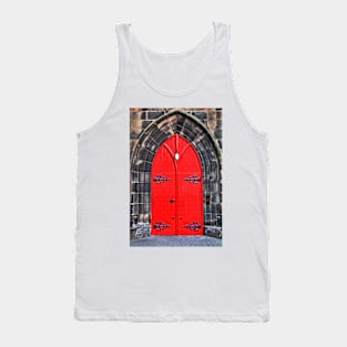 Entrance St Columba's Free Church, Edinburgh - Scotland Tank Top